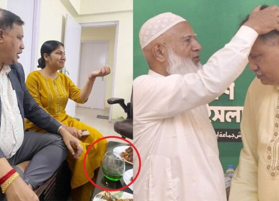 জামায়াতের হিন্দু প্রার্থী কৃষ্ণ নন্দী নিয়ে বিতর্ক