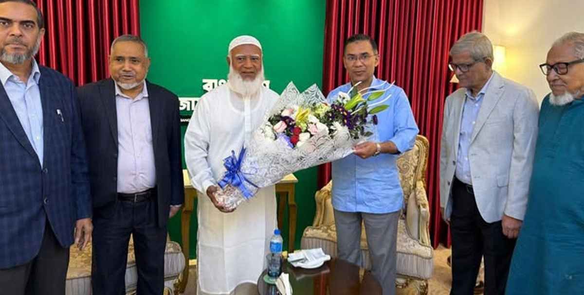 জামায়াত আমিরের বাসায় বিএনপি চেয়ারম্যান তারেক রহমানের সাক্ষাৎ