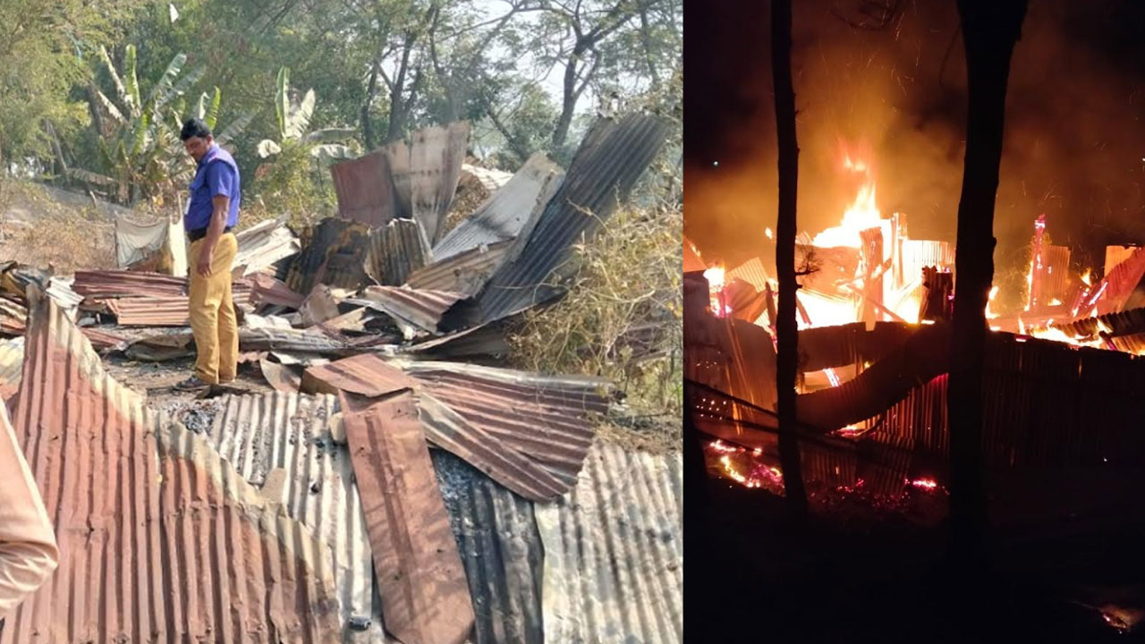 হাতিয়ায় ছাত্রদল নেতার বাড়িতে অগ্নিসংযোগ, প্রাণহানি এড়ানো