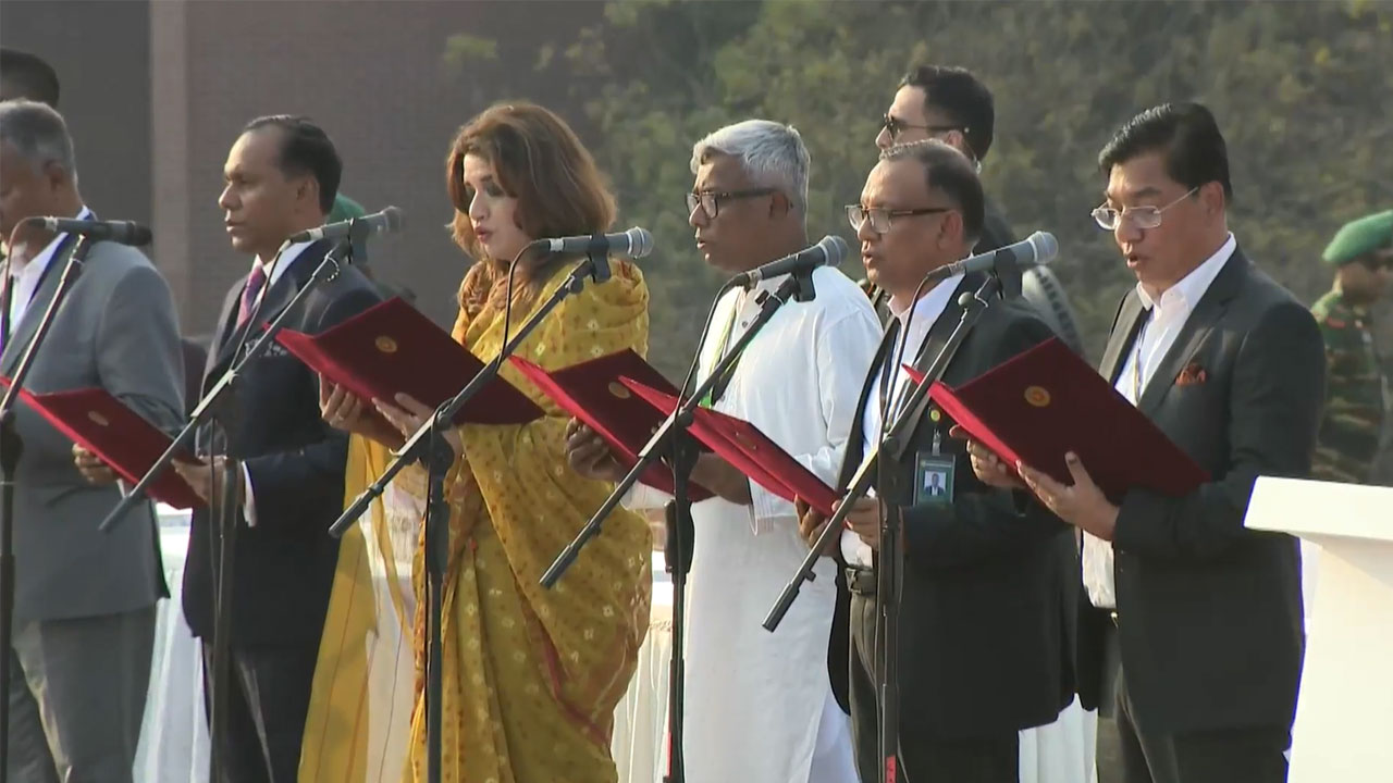 বিএনপি সরকারের মন্ত্রিসভায় ২৪ প্রতিমন্ত্রীর শপথ গ্রহণ
