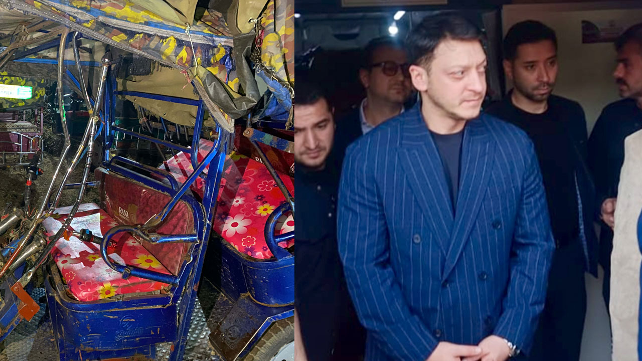 মেসুত ওজিলের গাড়িবহরে দুর্ঘটনা, আহত হননি তিনি