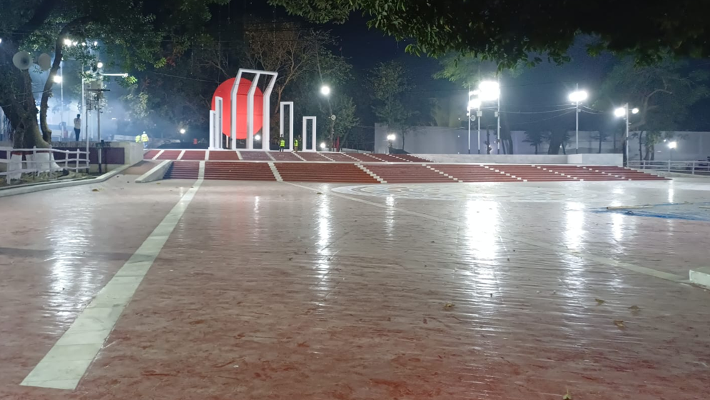 ভাষা শহীদ দিবসে কেন্দ্রীয় শহীদ মিনারে প্রস্তুতি ও নিরাপত্তা সম্পন্ন
