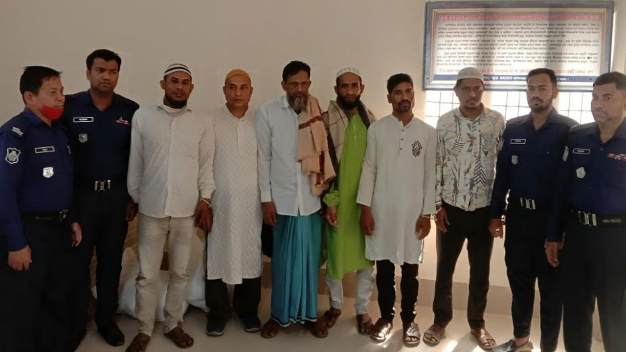 কোম্পানীগঞ্জে আওয়ামী লীগের ছয় নেতাকর্মী আটক