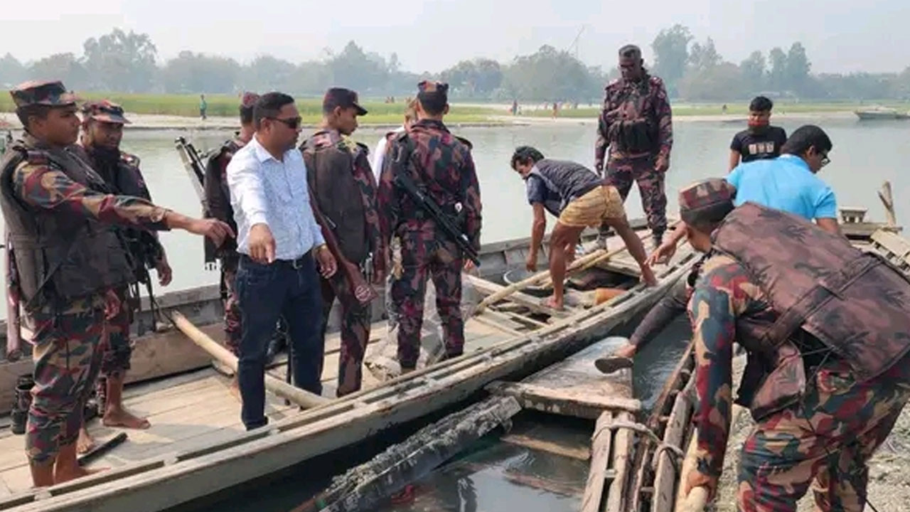 তিস্তা থেকে অবৈধ পাথর উত্তোলনে প্রশাসনের অভিযান