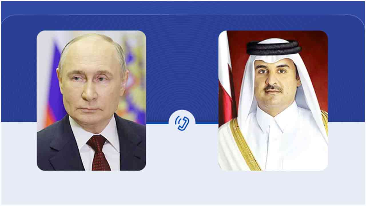 কাতারের আমিরকে পুতিনের সমর্থন জানানো টেলিফোন আলোচনা