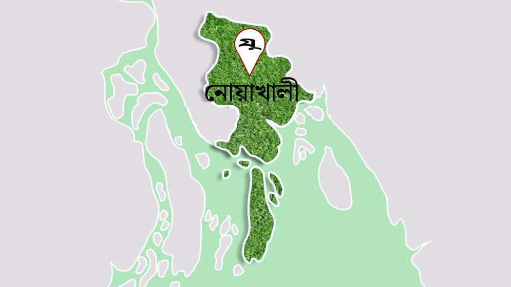 নোয়াখালীর রাস্তায় পিলার পুঁতে যান চলাচল বন্ধ