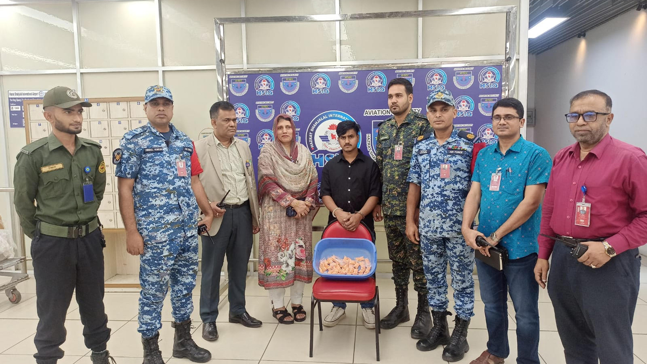 শাহজালাল বিমানবন্দরে ৪ হাজার ৩৬৪ পিস ইয়াবা উদ্ধার