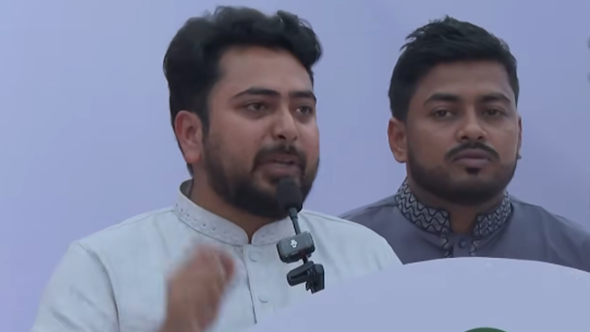 ফ্যাসিস্টের দোসরের বক্তব্য শোনার জন্য সংসদে যাচ্ছি না: নাহিদ ইসলাম