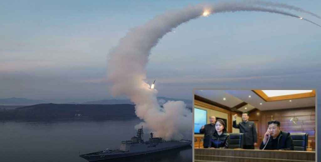 যুদ্ধজাহাজ থেকে ক্ষেপণাস্ত্র ছুড়ল উত্তর কোরিয়া!