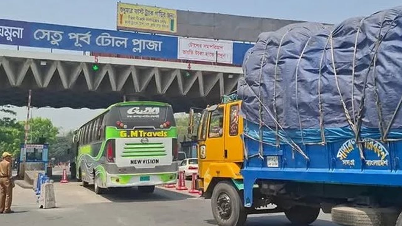 যমুনা সেতুতে ঈদে বাড়লো যানবাহনের চাপ