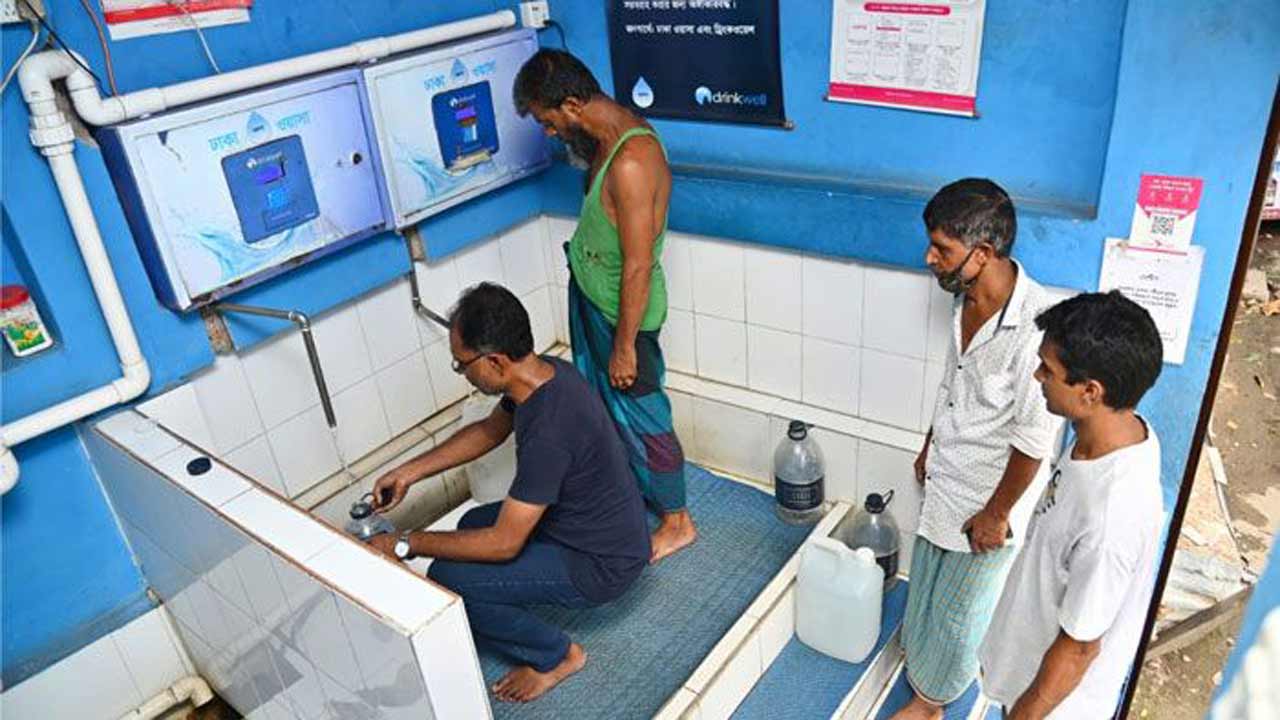 ঈদের ছুটির পর সোমবার খুলছে ওয়াসার পানির এটিএম বুথ