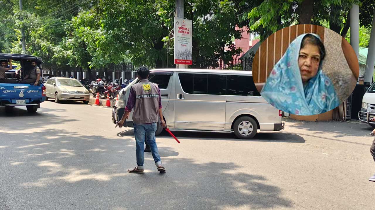 আদালতের উদ্দেশে ডিবি কার্যালয় থেকে বের করা হলো শিরীন শারমিনকে