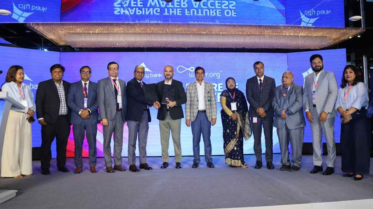 নিরাপদ পানি-স্যানিটেশন সুবিধায় সিটি ব্যাংক এবং ওয়াটার ডট ওআরজির