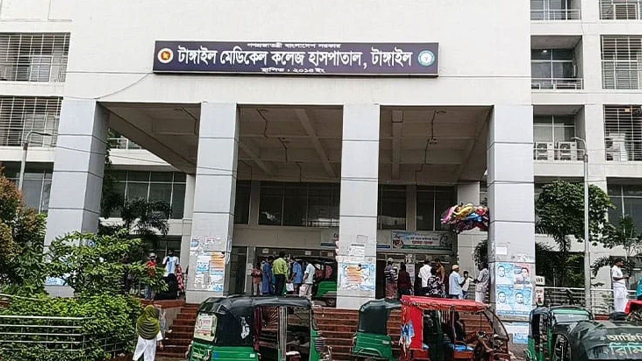 টাঙ্গাইলে অক্সিজেন সিলিন্ডার মাথায় পড়ে রোগীর মৃত্যু