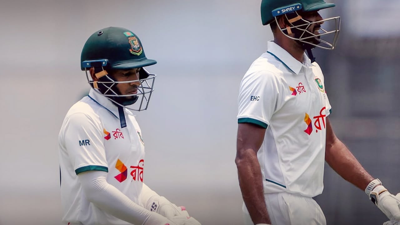 ৪১৩ রানে প্রথম ইনিংস শেষ বাংলাদেশের