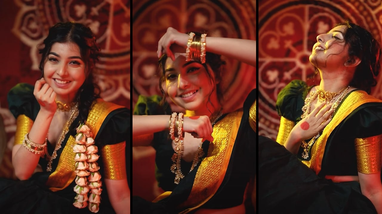 নব্বইয়ের দশকের গানে পড়শীর ঐতিহ্যবাহী লুকে ভক্তদের প্রশংসায় ভাসছেন